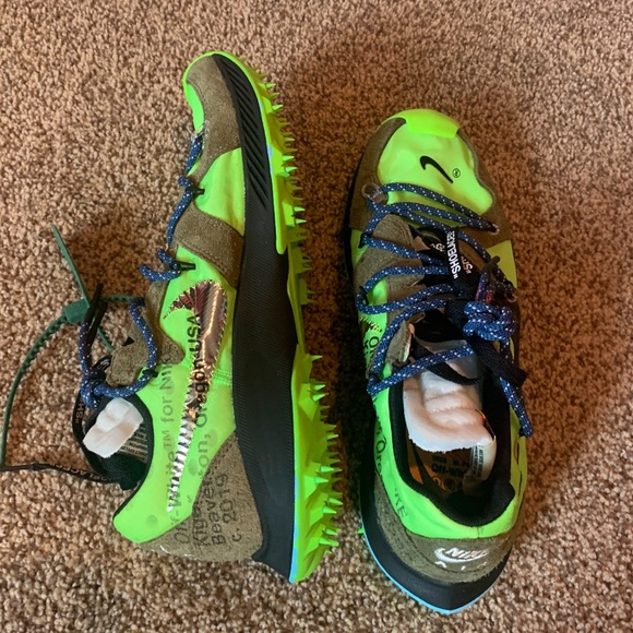 New! Off White Nike Zoom Terra Kiger 5 - Picture 5 of 7